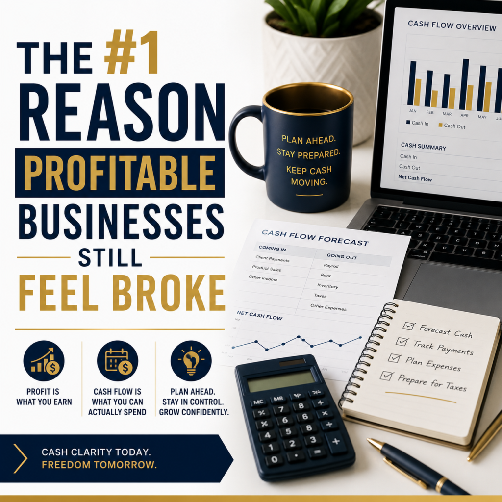 why profitable businesses still feel broke