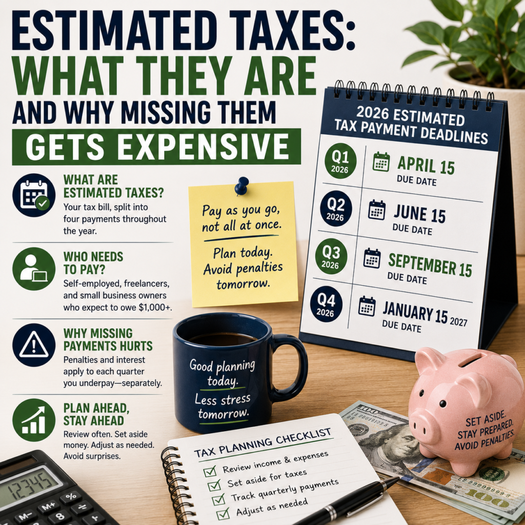Estimated Taxes: What They Are and Why Missing Them Gets Expensive